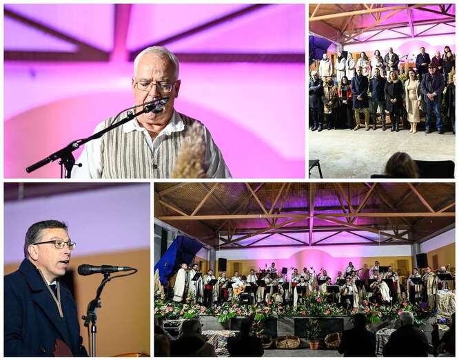 Collage de fotos del acto de anoche/Antonio Alí.